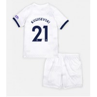 Maglie da calcio Tottenham Hotspur Dejan Kulusevski #21 Prima Maglia Bambino 2023-24 Manica Corta (+ Pantaloni corti)